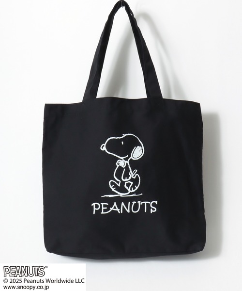 PEANUTS トートバッグ 大きめ PEANUTS SNOOPY（ピーナッツ スヌーピー