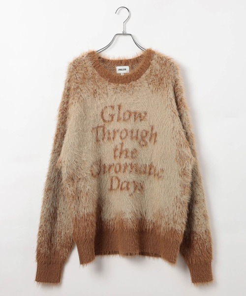 「PBLIM」 長袖ニット FREE チャコールグレー レディース_画像2