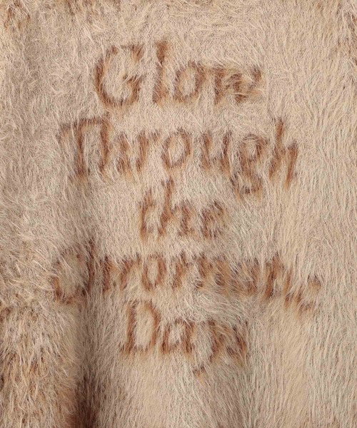 「PBLIM」 長袖ニット FREE チャコールグレー レディース_画像3