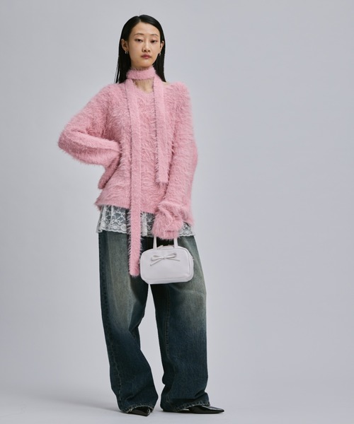 「FEKETE」 長袖ニット SMALL グレー レディース_画像5