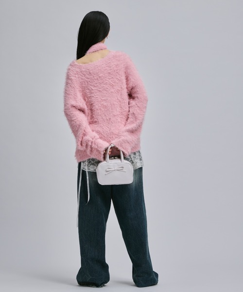 「FEKETE」 長袖ニット SMALL グレー レディース_画像7