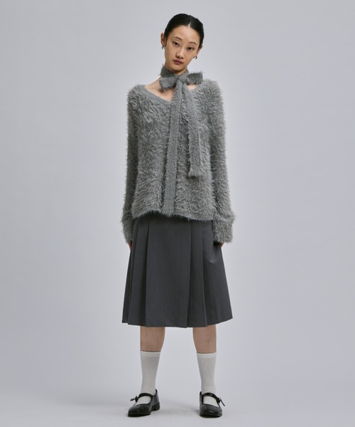 「FEKETE」 長袖ニット SMALL グレー レディース_画像8