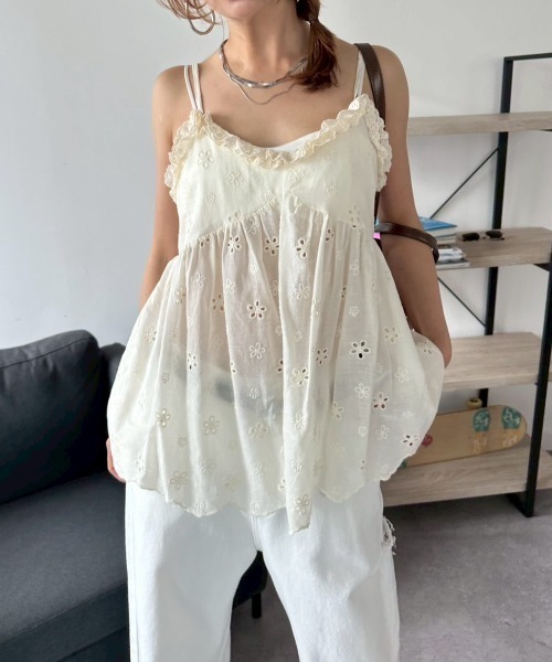 「HANNE」 デニムパンツ MEDIUM ブルー レディース_画像5