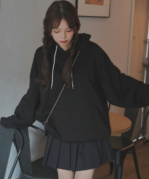 「ADAMASTE」 プルオーバーパーカー FREE ブルー メンズ_画像3