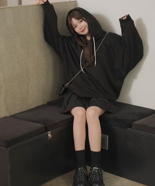 「ADAMASTE」 プルオーバーパーカー FREE ブルー メンズ_画像4