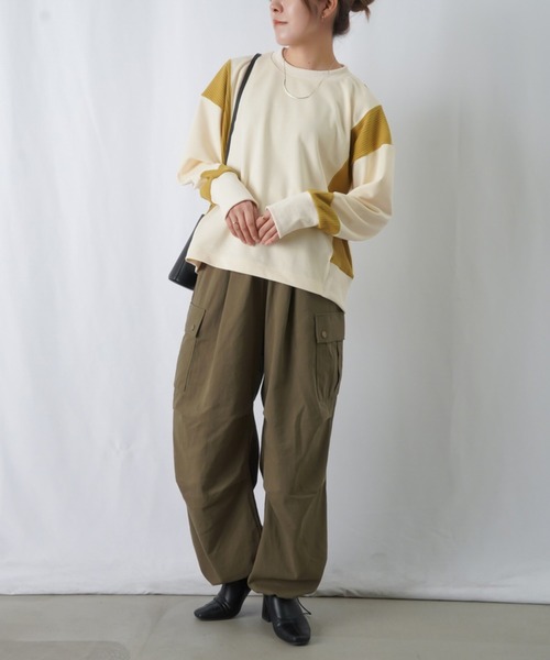 「LUCA/LADY LUCK LUCA」 スウェットカットソー FREE パープル レディース_画像5