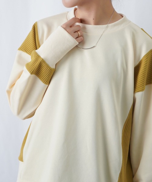 「LUCA/LADY LUCK LUCA」 スウェットカットソー FREE パープル レディース_画像8