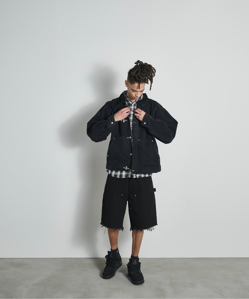 BLANK HOTEL パンツ Double Knee Cut Off Short Pants / ダブルニー