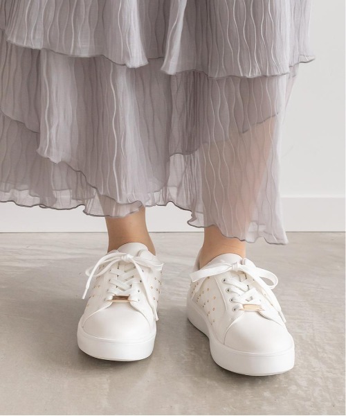 「RANDA」 ローカットスニーカー L グレー レディース_画像8