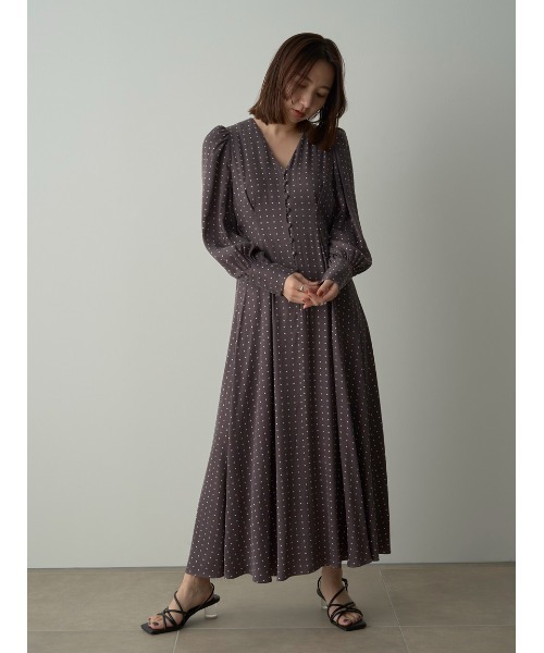 「FRAY I.D」 長袖ワンピース 0 グレー レディース_画像5