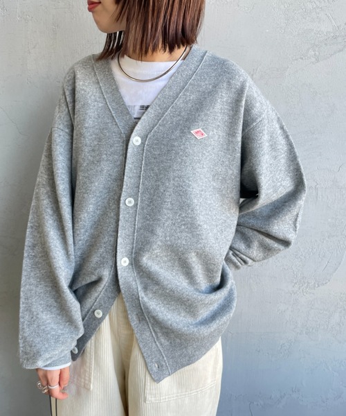 Danton（ダントン） カーディガン 40 グレイッシュベージュ レディース