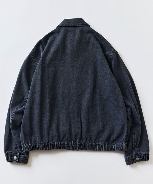 「FREAK'S STORE」 デニムジャケット LARGE ブラック メンズ_画像9