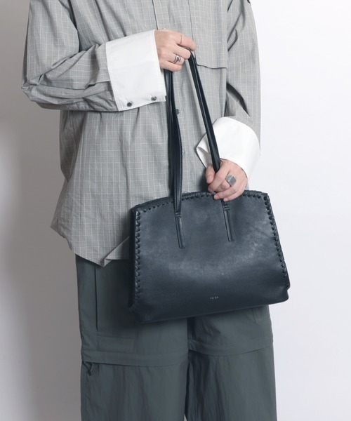 YArKA トートバッグ 「YArKA/ヤーカ」real leather lace up tote bag
