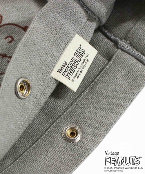 「Vintage PEANUTS」 ハンドバッグ FREE チャコールグレー レディース_画像8