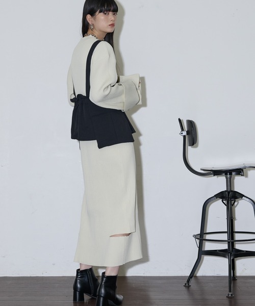 「THE YOn」 ベスト FREE ブラック レディース_画像5