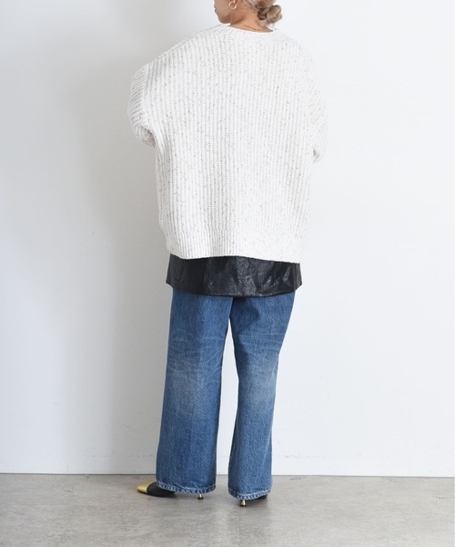 「Eimee Law」 ニットカーディガン FREE アイボリー レディース_画像5