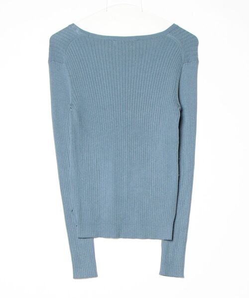 「BRACTMENT」 ニットカーディガン - ブルー レディース_画像2