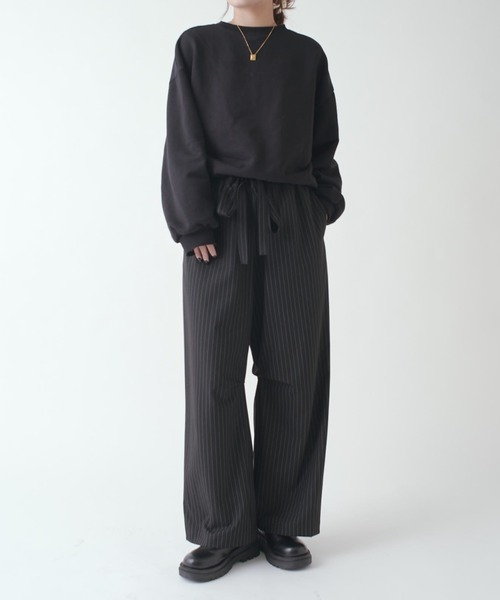 「Lui's」 イージーパンツ S ブラック メンズ_画像3