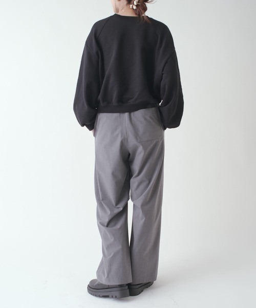 「Lui's」 イージーパンツ S ブラック メンズ_画像8