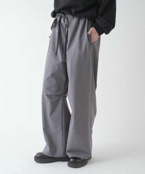 「Lui's」 イージーパンツ S ブラック メンズ_画像9