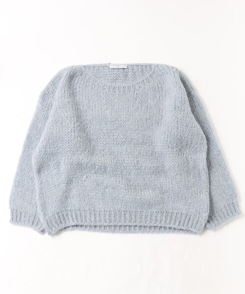 「TRICOTS JEAN MARC」 長袖ニット FREE ライトブルー レディース_画像3