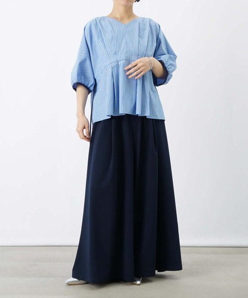 定価18000円　未使用　LECIELBLUE レイヤード風ブラウス LE CIEL BLEU - 定価18000円 未使用 LECIELBLUE レイヤード風ブラウス