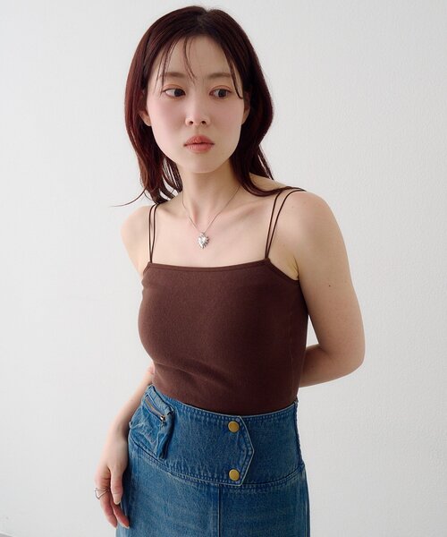 Kastane（カスタネ） カップ付き キャミソール 「新色追加/6色展開