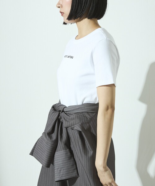 「PETIT BATEAU」 半袖Tシャツ M ホワイト レディース_画像5
