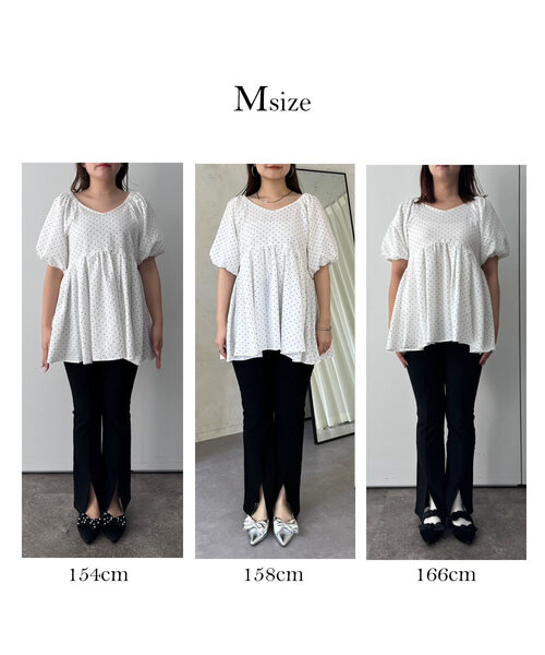 「prose verse」 半袖ブラウス MEDIUM オフホワイト レディース_画像2