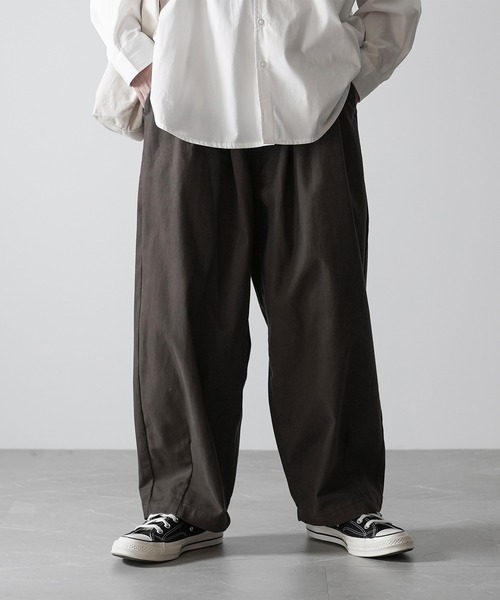 「RUUBON」 チノパンツ M ブラウン メンズ_画像2