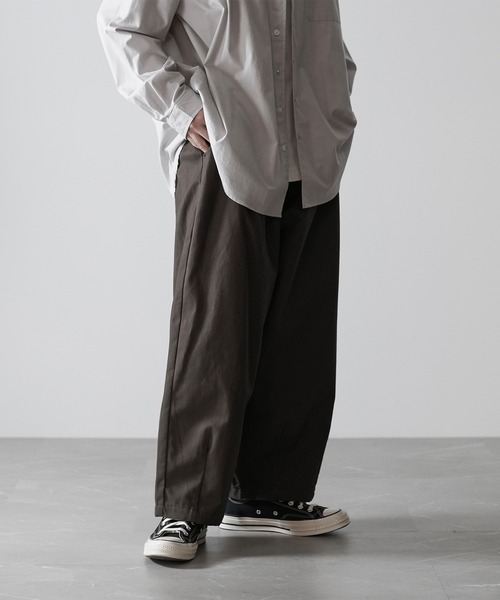 「RUUBON」 チノパンツ M ブラウン メンズ_画像4