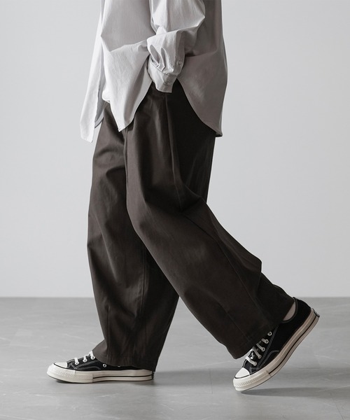 「RUUBON」 チノパンツ M ブラウン メンズ_画像8