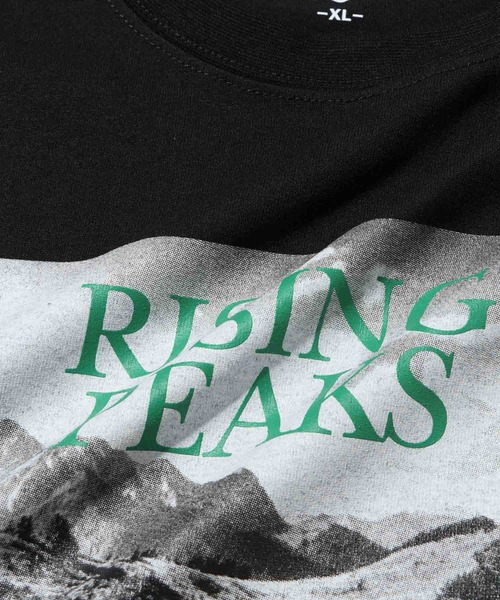 tシャツ T-GRAPHICS 風景フォトプリント クルーネック 長袖Tシャツ
