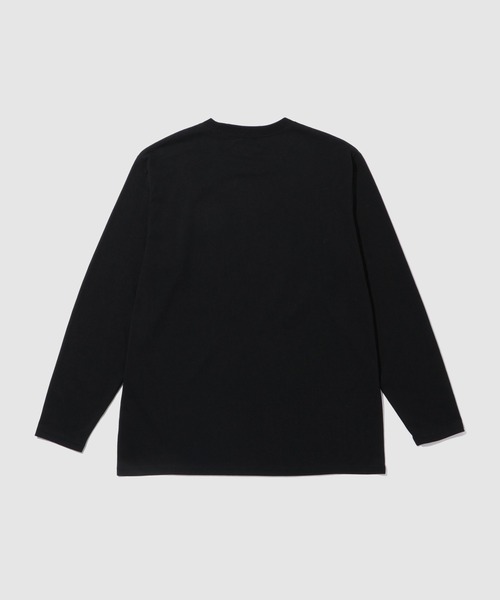 グラフィックプリント長袖カットソー Lサイズ 黒 tシャツ T-GRAPHICS 風景フォトプリント クルーネック 長袖Tシャツ