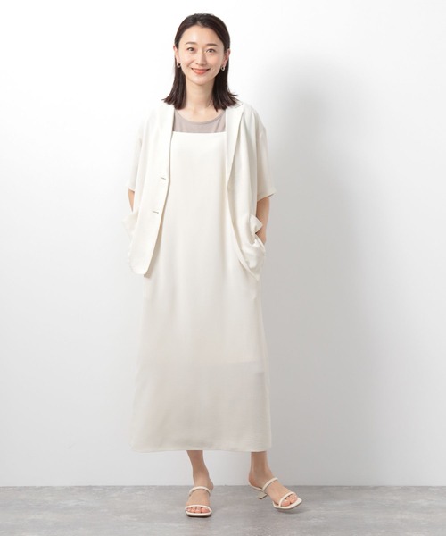 「LEPSIM」 テーラードジャケット FREE ベージュ レディース_画像3