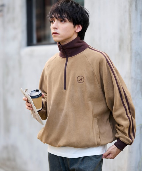 「KANGOL」 スウェットカットソー「link lotコラボ」 M ブラック メンズ_画像2