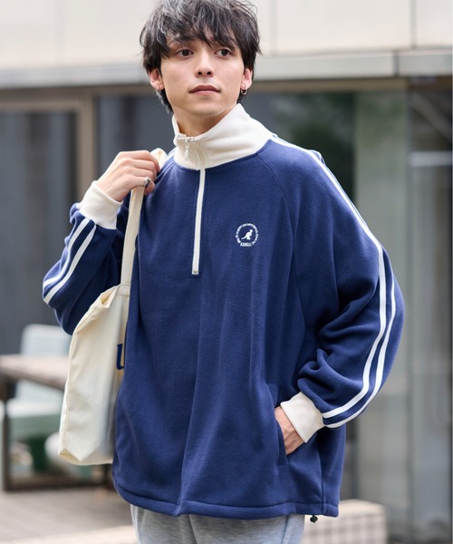「KANGOL」 スウェットカットソー「link lotコラボ」 M ブラック メンズ_画像3