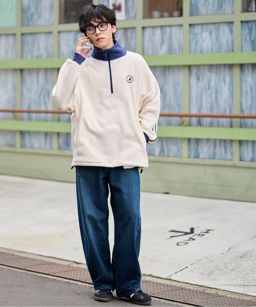 「KANGOL」 スウェットカットソー「link lotコラボ」 M ブラック メンズ_画像9