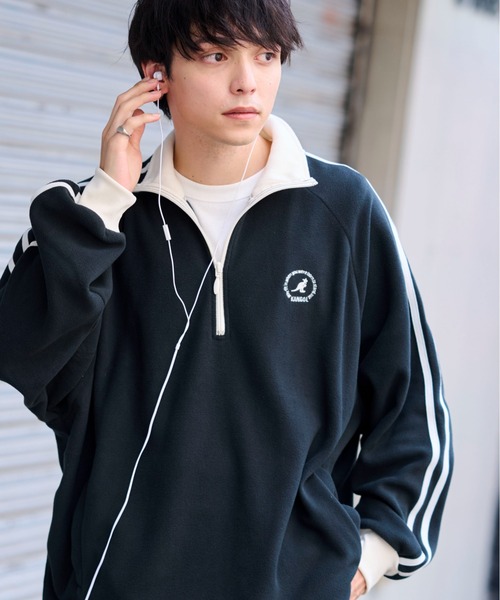 「KANGOL」 スウェットカットソー「link lotコラボ」 M ブラック メンズ_画像10