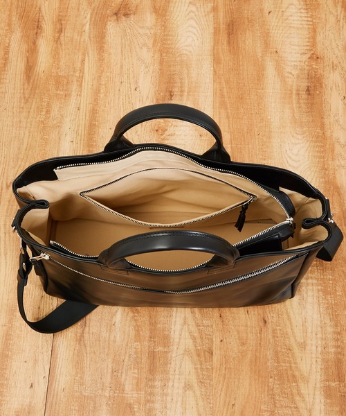 「Raffine」 ボストンバッグ FREE ブラック×ブルー メンズ_画像9