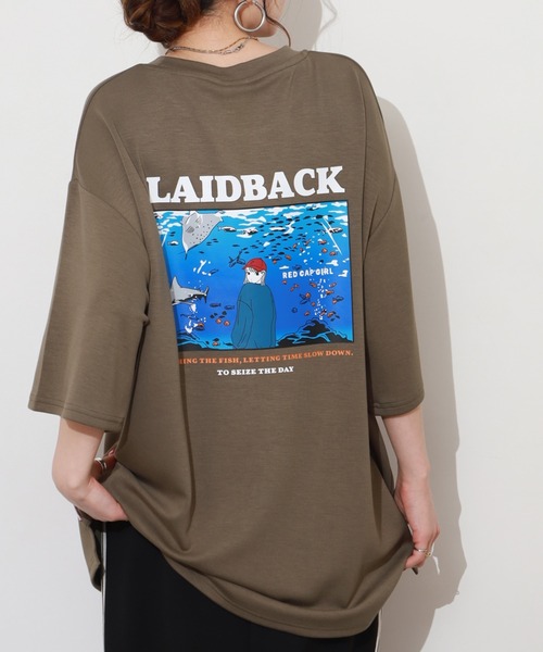 RED CAP GIRL（レッドキャプガール） tシャツ ポンチ プリントTシャツ