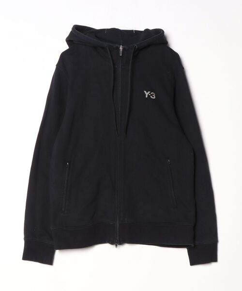 Y-3 ブラック ジップアップパーカー最後価格‼️ Y-3 「Y-3」 ジップアップパーカー X-LARGE ブラック メンズ