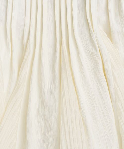 ブラウス シャツ 「PRE-ORDER」Knife Pleat Mini Dress/ナイフプリーツミニワンピース レディースの画像