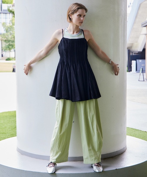 ナイフプリーツミニワンピース MAISON SPECIAL（メゾンスペシャル） ブラウス シャツ Knife Pleat