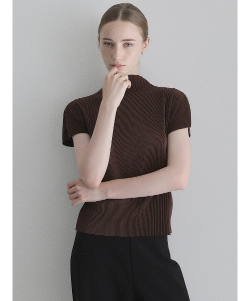 NOWNS tシャツ 半袖 Seine | Pleats tops レディース : ZOZOTOWN Yahoo