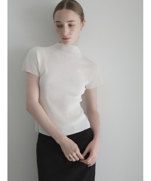 NOWNS tシャツ 半袖 Seine | Pleats tops レディース : ZOZOTOWN Yahoo