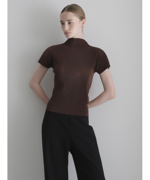 NOWNES Seine Pleats tops 半袖 NOWNS tシャツ 半袖 Seine | Pleats tops レディース : ZOZOTOWN Yahoo