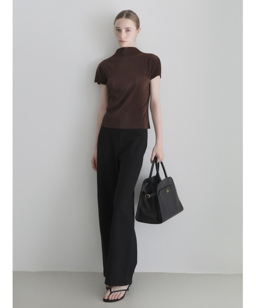 NOWNS tシャツ 半袖 Seine | Pleats tops レディース : ZOZOTOWN Yahoo