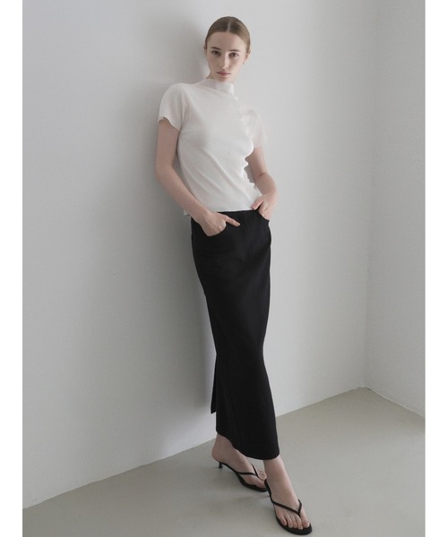 NOWNS tシャツ 半袖 Seine | Pleats tops レディース : ZOZOTOWN Yahoo
