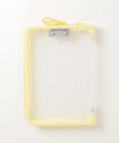 文房具 クリップ付き A4 ジッパー クリア ファイル : ZOZOTOWN Yahoo